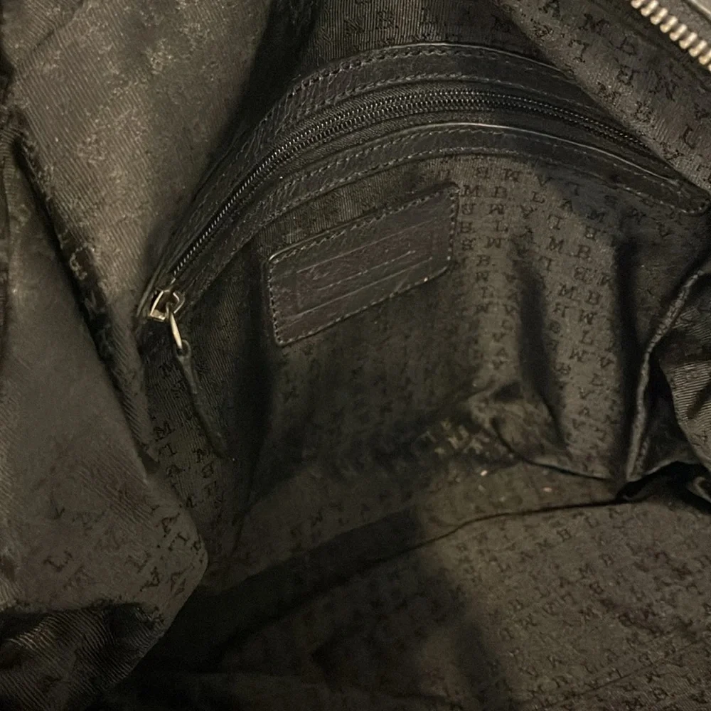 Vintage Lamb grey handbag. Large size - Picture 8 of 16